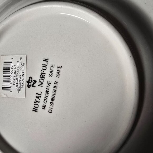 Set Of 3 Royal Norfolk Stoneware Christmas Plates - Picture 6 of 7